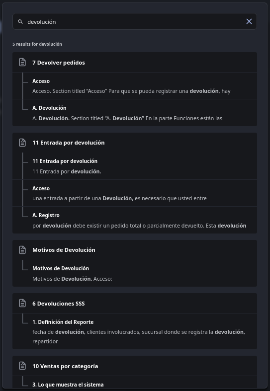 *BuscadorDevolución