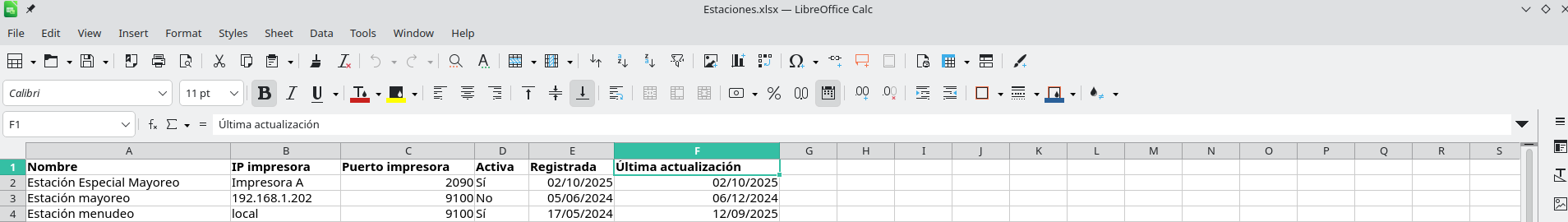 EstacionesValidaciónListadoExportado
