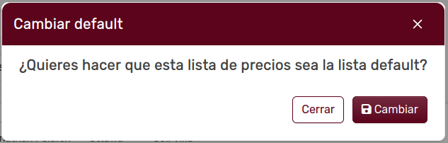 ListasDePreciosModalDefault