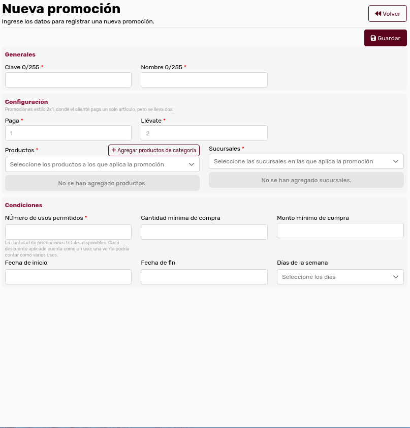 PantallaNuevaPromoción