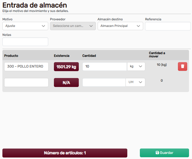 LíneaProductoRegistrada