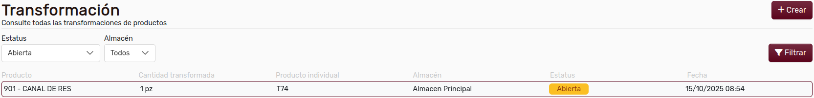 TransformaciónListadoActualizado