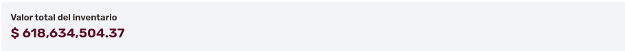 *ValorTotalInventario