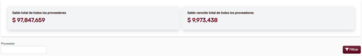 SaldoProveedoresFiltros