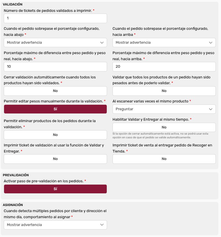 *OpcionesCaja