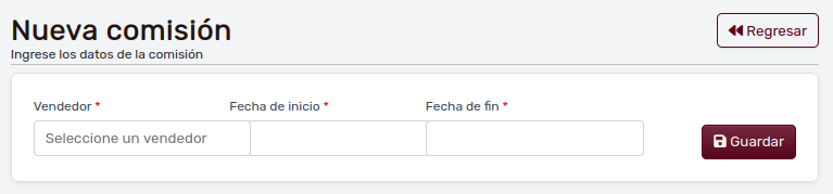 *CalcularNuevaComisión