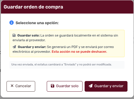 *ModalGuardarOrdenCompra