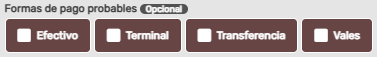 ElecciónDeFormaPagoProbable