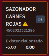 *ConteoProductoParaContar