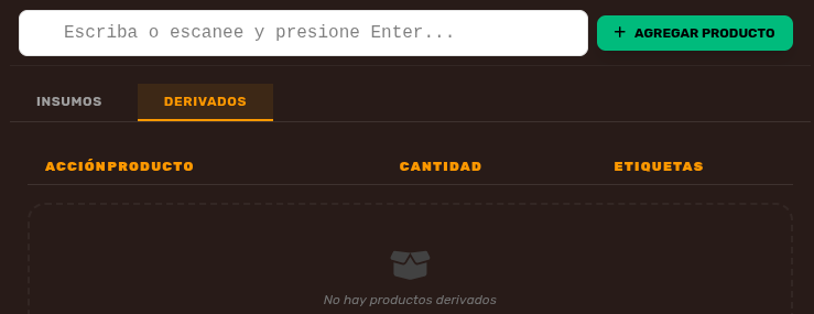 *PestañaDerivados