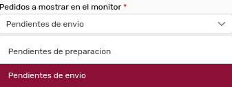 *PedidosParaMostrarMonitor