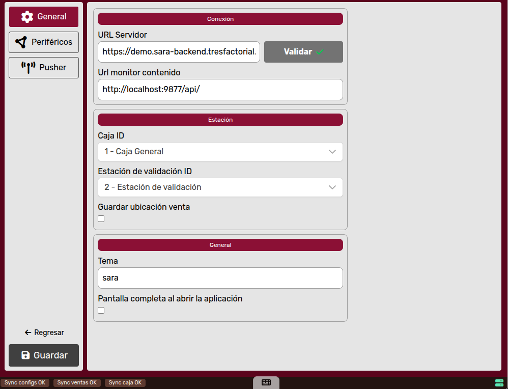 *ConfiguracionesGeneral