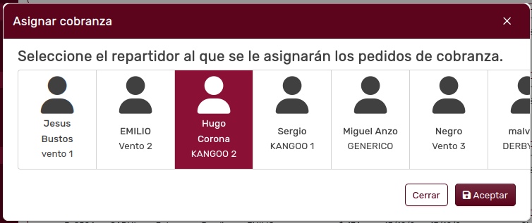 *ModalAsignarCobranza