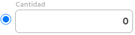 *CampoCantidad